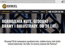 Tablet Screenshot of dakel.pl
